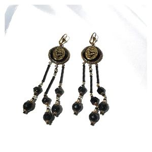 Vintage to Antique Czech Glass Earrings